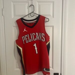 Williamson Red and Black Basketball Jersey